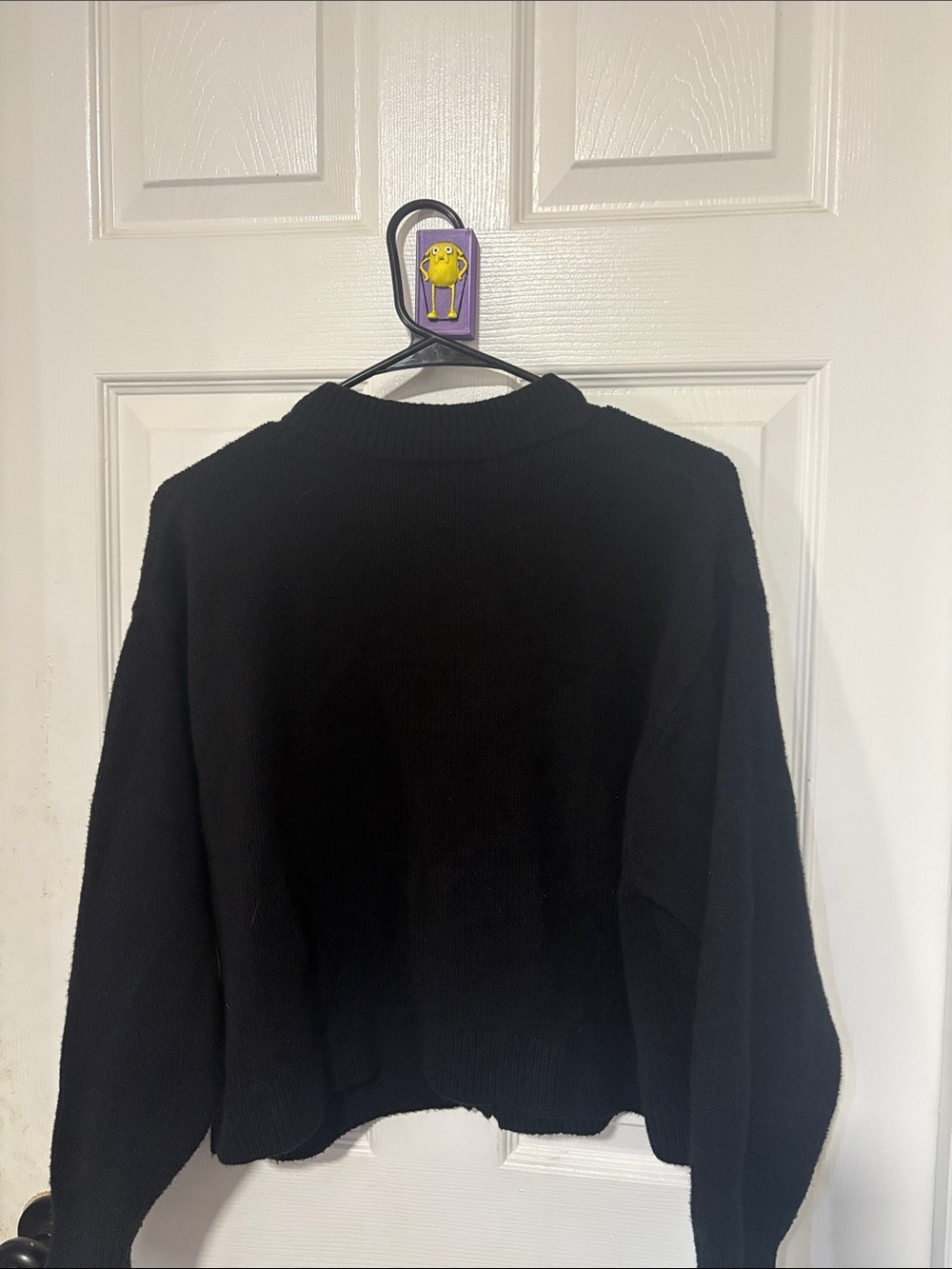 GAP Black Button-Front Ribbed Cardigan - Picture 4 of 4